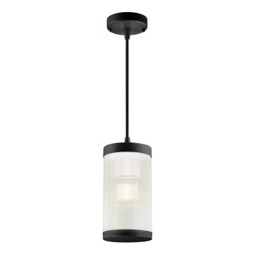 Nordlux - Hanglamp voor buiten COUPAR 1xE27/25W/230V IP33 IP33 diameter 13 cm zwart