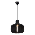 Nordlux - HAZO hanglamp aan kabel, 1x E27/60W/230V, zwart