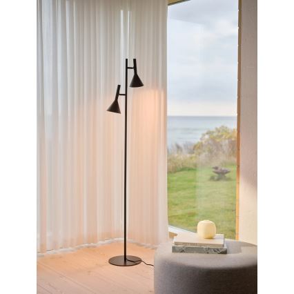 Nordlux - Lampadaire KELVIS 2xGU10/12W/230V noir