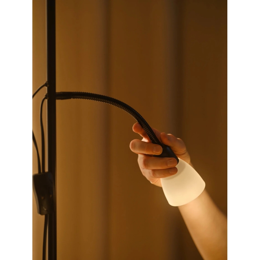 Nordlux - Lampadaire LAURIA 1xE27/40W/230V + 1xE14/15W