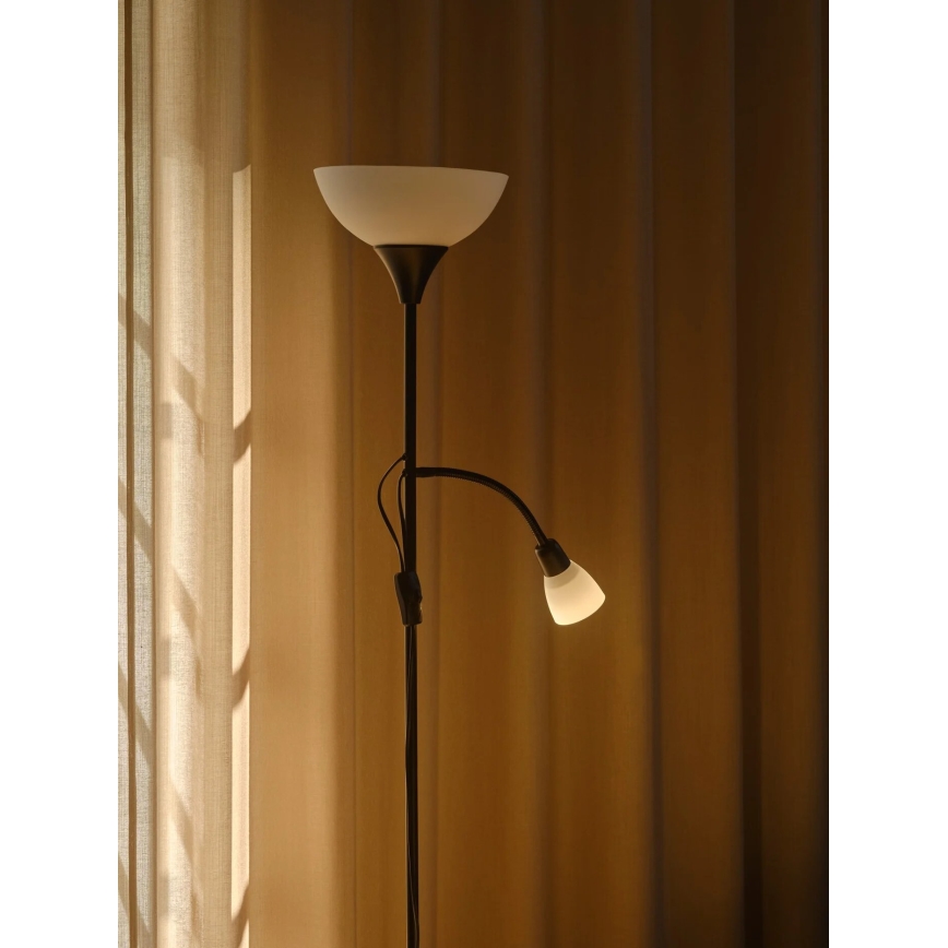 Nordlux - Lampadaire LAURIA 1xE27/40W/230V + 1xE14/15W