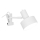 Nordlux - Lampe à pince MATIS 1xE27/15W/230V blanc