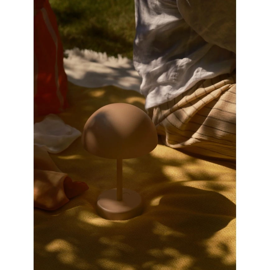 Nordlux - Lampe de table d'extérieur LED rechargeable dimmable ELLEN ELLEN LED/2,8W/3,7V 2200 mAh IP44 marron