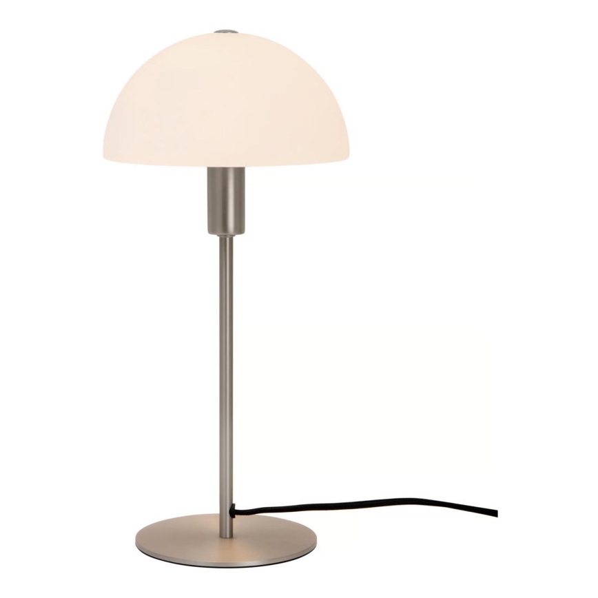 Nordlux - Lampe de table ELLEN 1xE14/40W/230V chrome mat/blanc