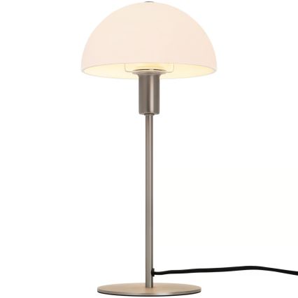 Nordlux - Lampe de table ELLEN 1xE14/40W/230V chrome mat/blanc