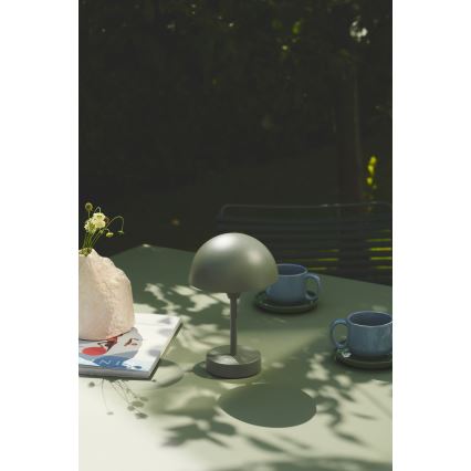 Nordlux - Lampe de table d'extérieur LED rechargeable et dimmable ELLEN, LED 2,8 W / 3,7 V, 2200 mAh, IP44, vert