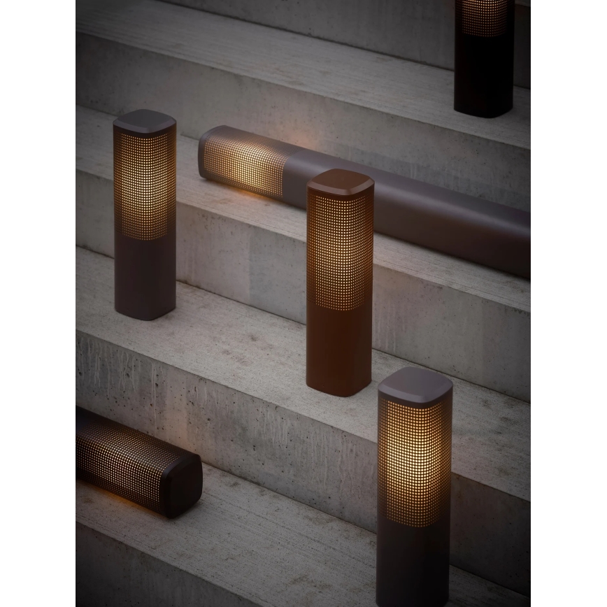 Nordlux - Lampe d'extérieur SIDARA 1xE27/15W/230V IP44 45 cm marron