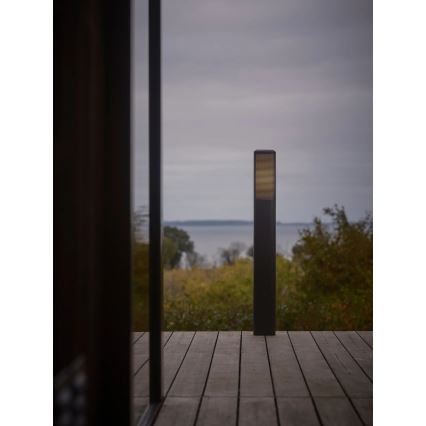 Nordlux - Lampe d'extérieur SIDARA 1xE27/15W/230V IP44 95 cm noire