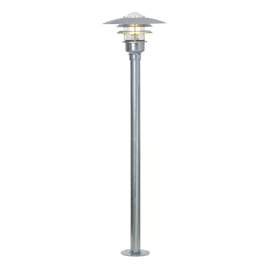 Nordlux - Lampe extérieur LONSTRUP 1xE27/60W/230V IP44 chrome mat 116 cm