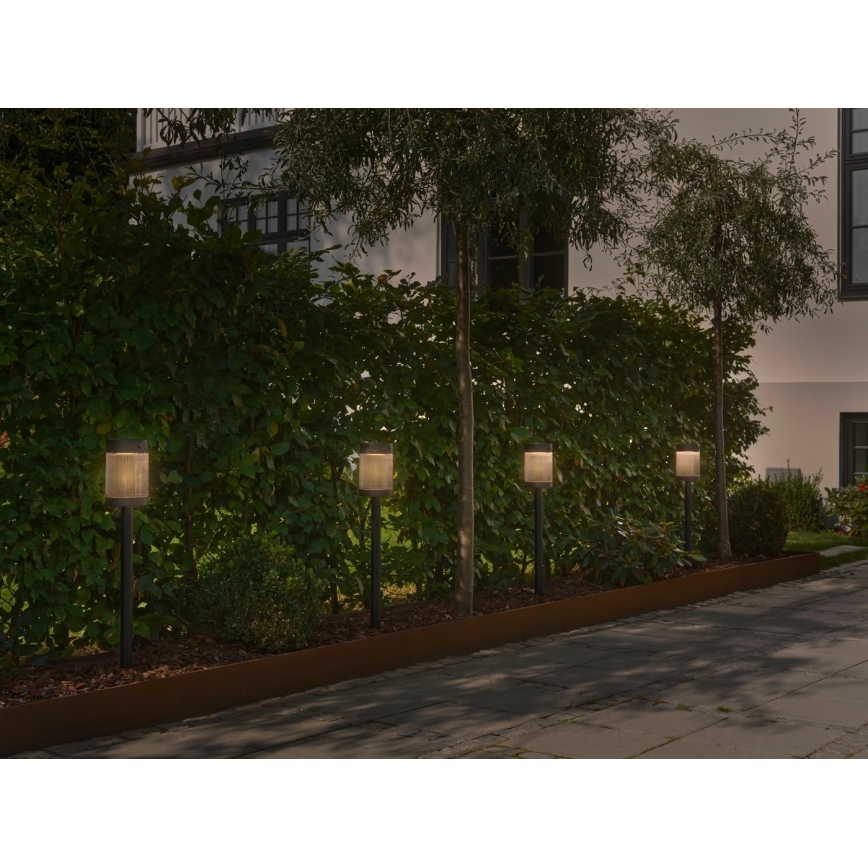 Nordlux - Lampe solaire COUPAR LED/3,2W/5V 3000K IP44 noir