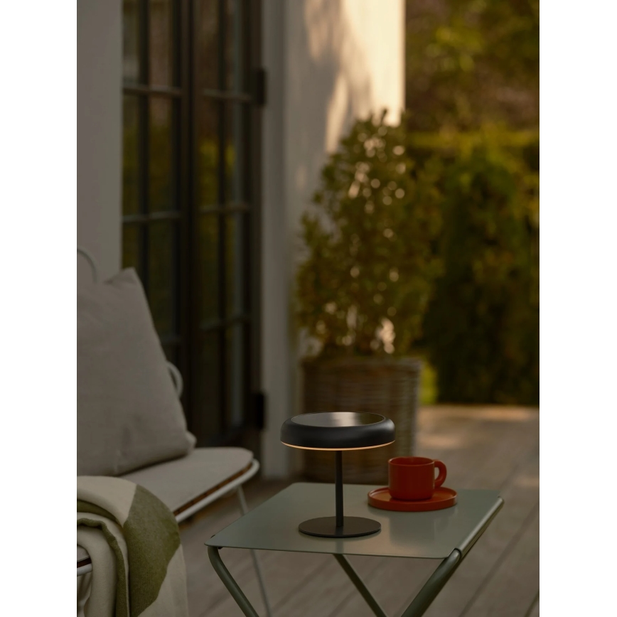 Nordlux - Lampe solaire ELMER à LED / 2 W / 3,7 V IP44 noire