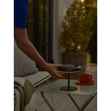 Nordlux - Lampe solaire ELMER à LED / 2 W / 3,7 V IP44 noire