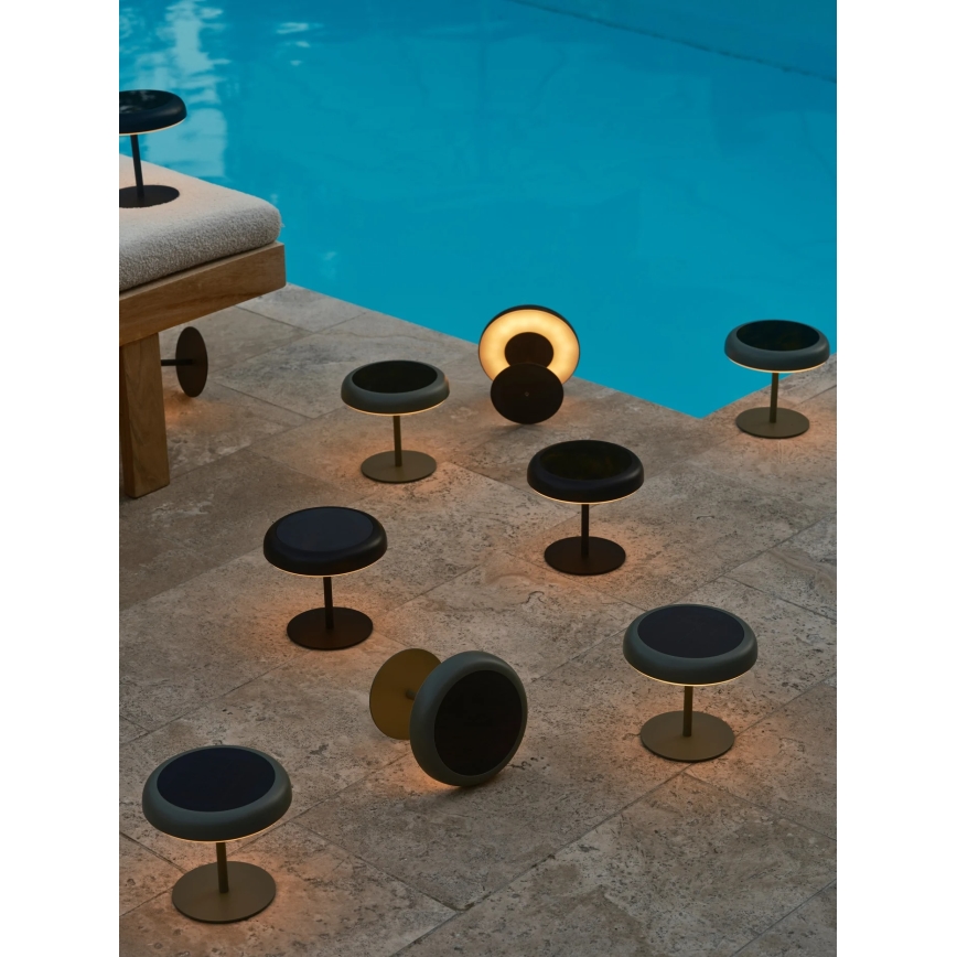 Nordlux - Lampe solaire ELMER à LED / 2 W / 3,7 V IP44 noire