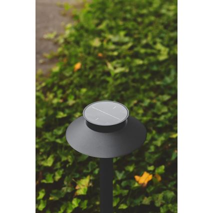 Nordlux - Lampe solaire LED avec détecteur LED/5W/3,7V IP44 noire 60 cm