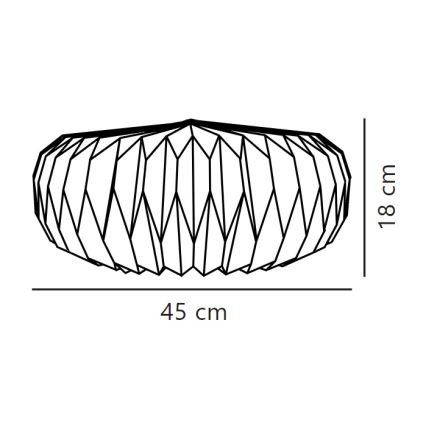 Nordlux - Lampenkap voor kroonluchter BELLOY E27 diameter 45 cm