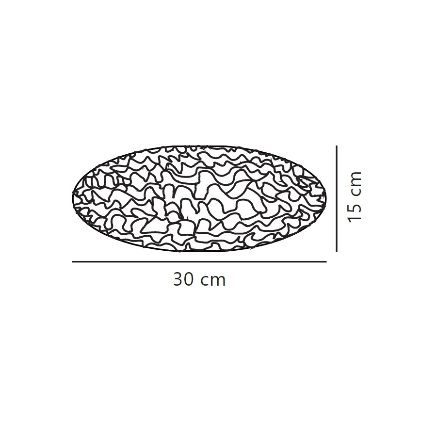 Nordlux - Lampenkap voor kroonluchter VILLO E27 diameter 30 cm wit