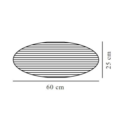 Nordlux - Lampenkap voor kroonluchter VILLO E27 diameter 60 cm wit