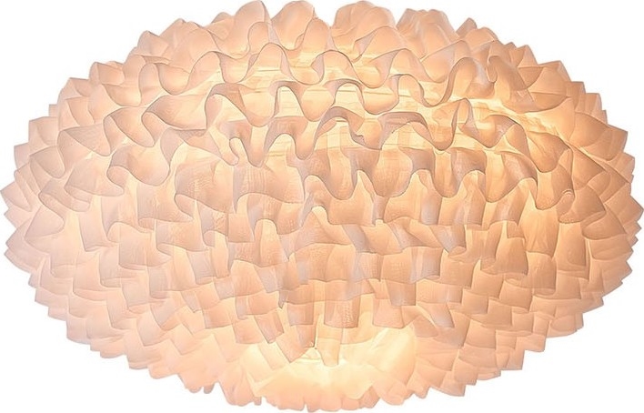 Nordlux - Lampenkap voor kroonluchter VILLO E27 diameter 30 cm wit