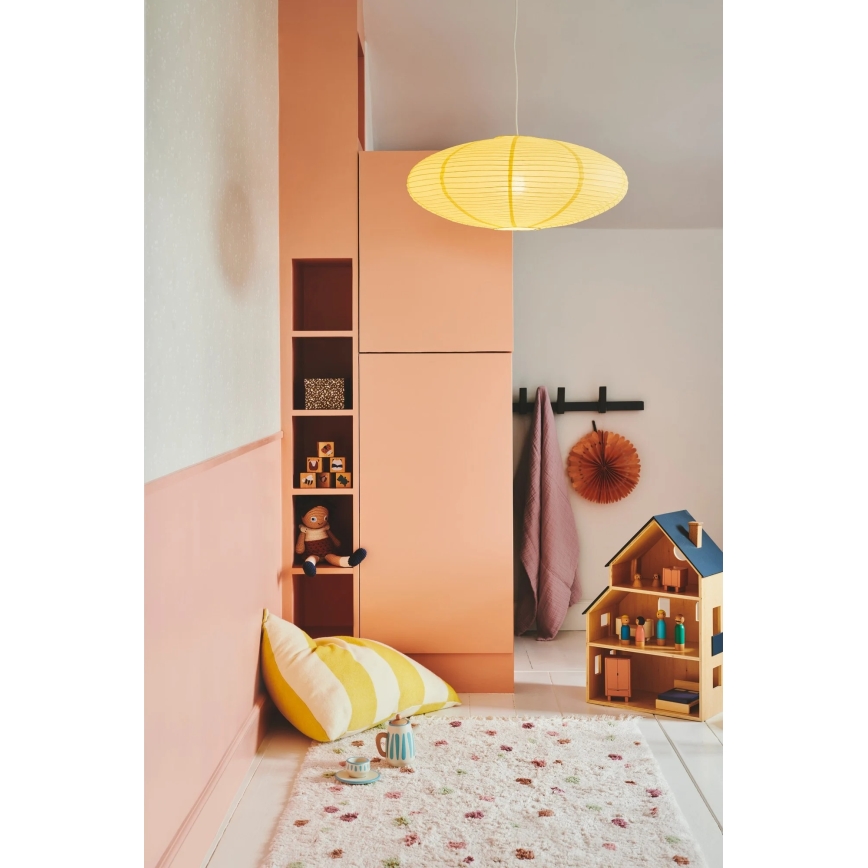 Nordlux - Lampenkap voor kroonluchter VILLO E27 Ø 60 cm geel