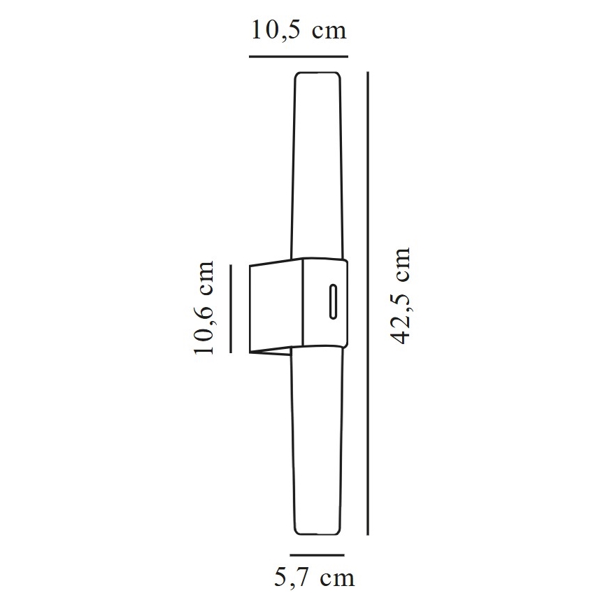 Nordlux - LED Badkamer spiegelverlichting HELVA LED/9W/230V 3000K IP44