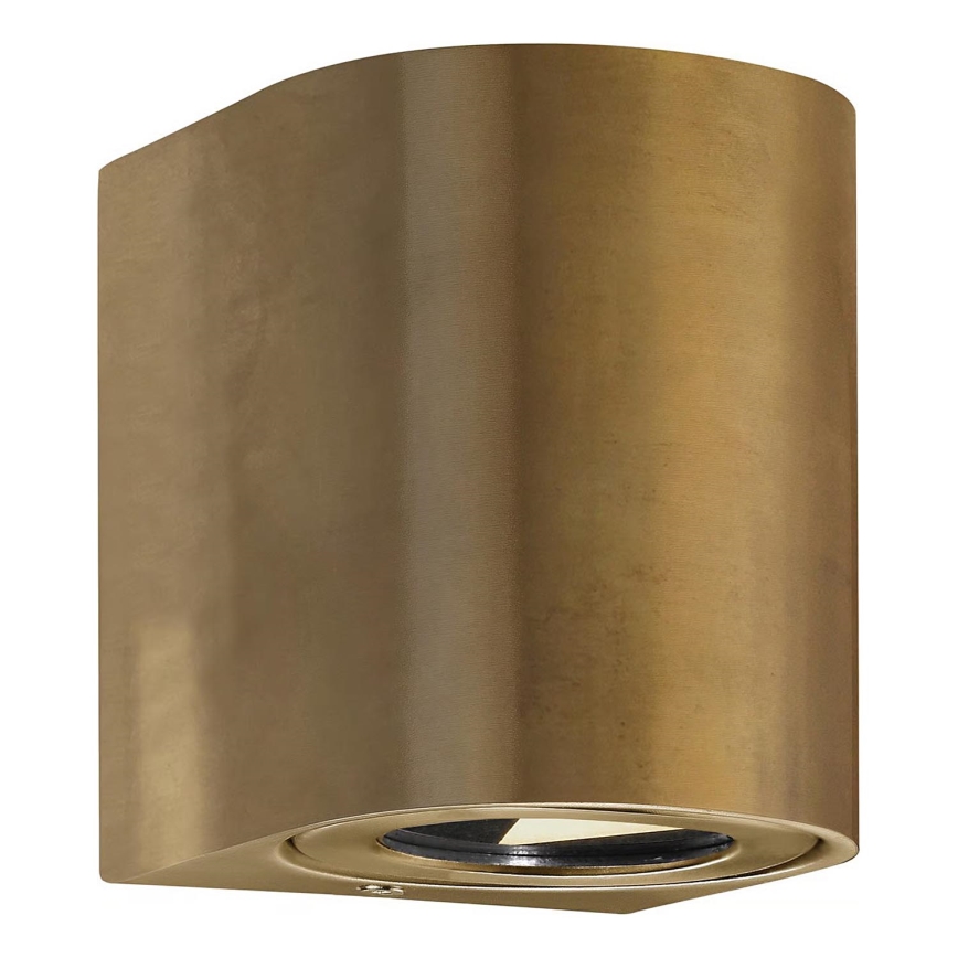 Nordlux - LED buitenwandlamp CANTO 2xLED/6W/230V IP44 messing