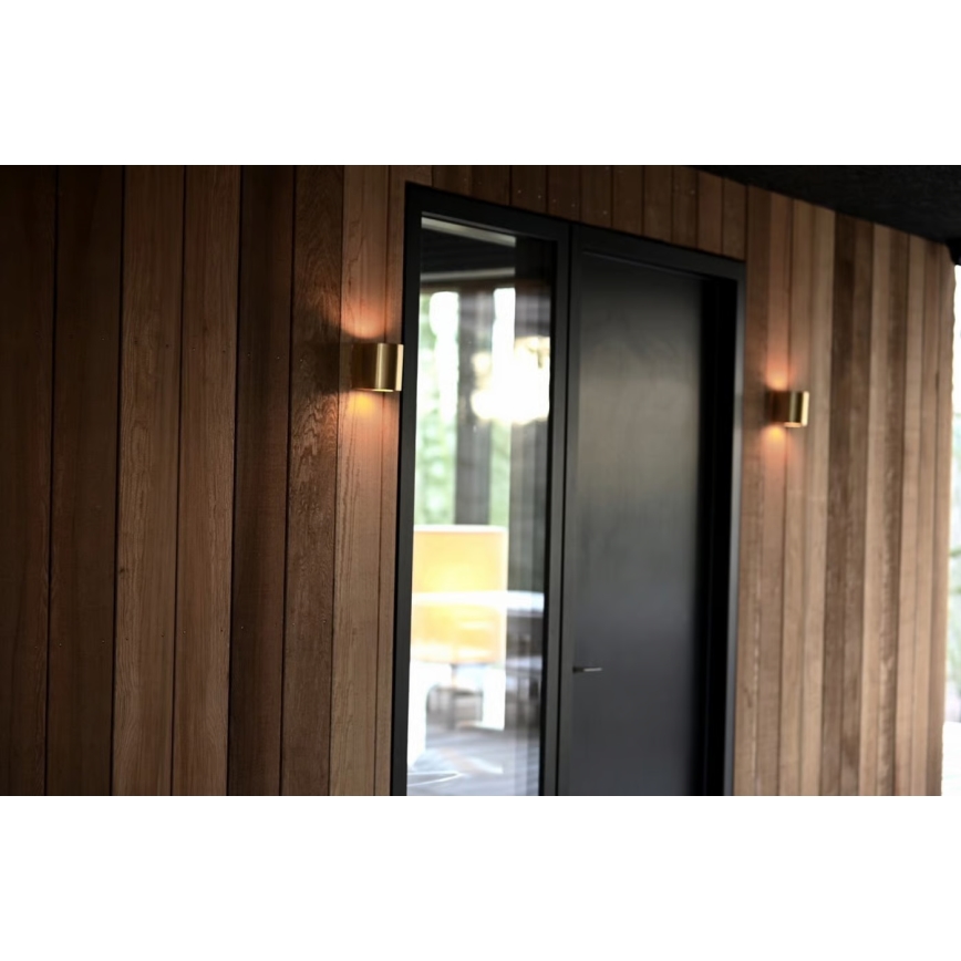 Nordlux - LED buitenwandlamp CANTO 2xLED/6W/230V IP44 messing