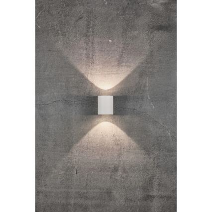 Nordlux - LED buitenwandlamp CANTO 2xLED/6W/230V IP44 wit