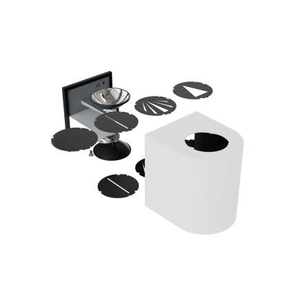 Nordlux - LED buitenwandlamp CANTO 2xLED/6W/230V IP44 wit