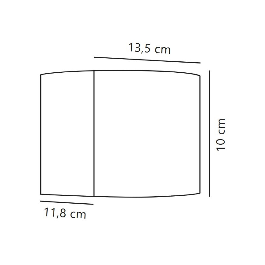 Nordlux - LED buitenwandlamp MILDA LED/4,9W/230V IP44 antraciet