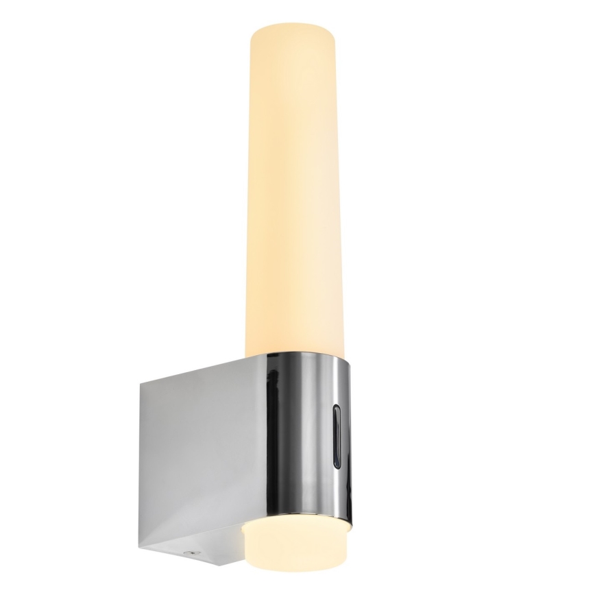 Nordlux - LED Dimbaar Badkamer wandlamp HELVA LED/6,8W/230V IP44 CRI 90 glanzend chroom