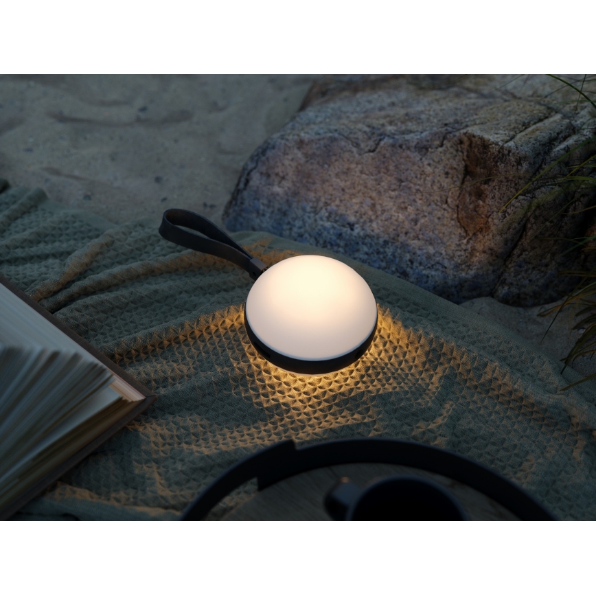 Nordlux - LED Dimbaar buitenshuis draagbaar lamp BRING TO-GO LED/1W/3,7V IP54 1500 mAh zwart