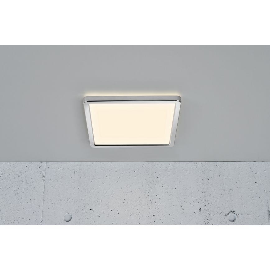 Nordlux - Dimbare LED-plafondlamp voor de badkamer OJA LED/14,5W/230V 3000/4000K IP54 30x30 cm