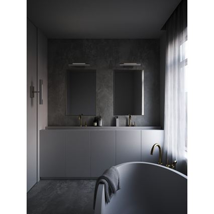 Nordlux - LED Dimbare badkamerspiegelverlichting OTIS LED/14W/230V IP44 40 cm mat chroom