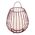 Nordlux - LED dimbare draagbare buitenlamp JIM TO-GO LED/3W/3,7V IP54 5000 mAh rood