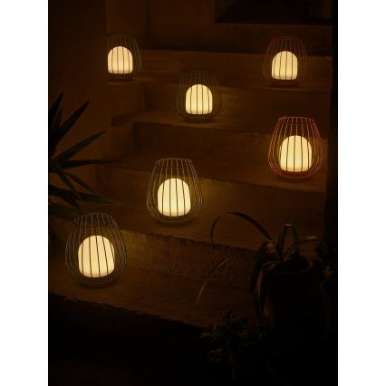 Nordlux - LED dimbare draagbare buitenlamp JIM TO-GO LED/3W/3,7V IP54 5000 mAh rood