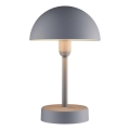 Nordlux - LED dimbare oplaadbare buitentafellamp ELLEN LED/2,8W/3,7V 2200 mAh IP44 grijs