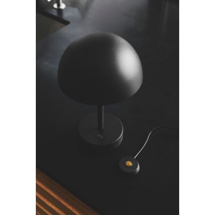 Nordlux - LED Dimbare Oplaadbare Buiten Tafellamp ELLEN LED/2,8W/3,7V IP44 zwart