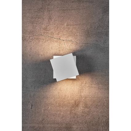 Nordlux - Dimbare LED buitenwandlamp TURN LED/13,8W/230V IP54 wit