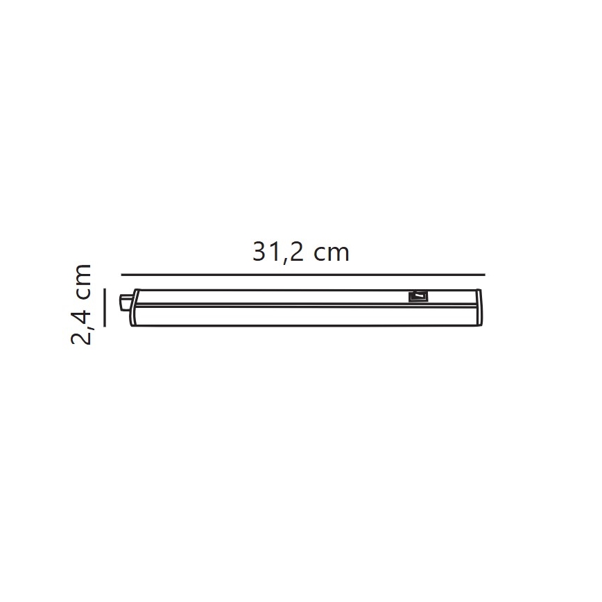 Nordlux - LED Onder keukenkast verlichting LATONA LED/4W/230V 3000/4000K  31,2 cm