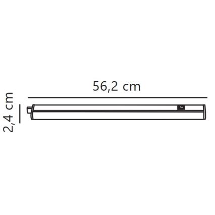 Nordlux - Dimbaar LED-onderbouwarmatuur LATONA LED/8W/230V 3000/4000K 56,2 cm