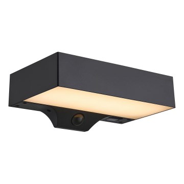 Nordlux - LED Solar wandlamp met sensor MONAY LED/5W/5V 3000K IP44