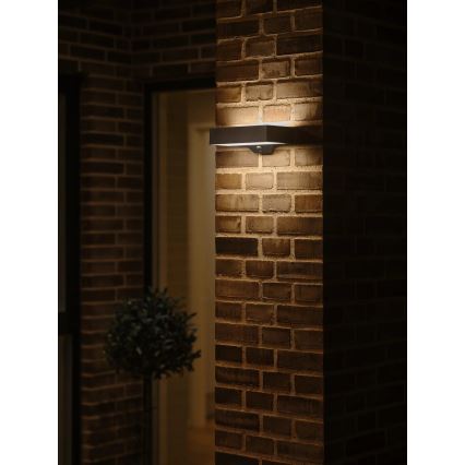 Nordlux - LED Solar wandlamp met sensor MONAY LED/5W/5V 3000K IP44