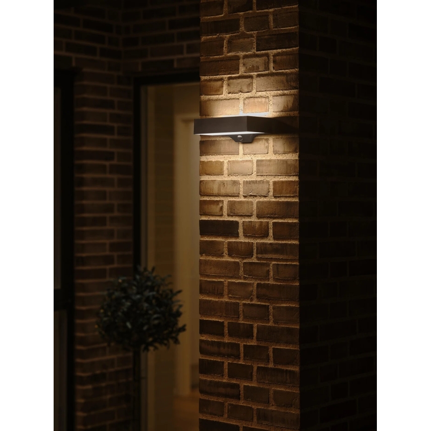 Nordlux - LED Solar wandlamp met sensor MONAY LED/5W/5V 3000K IP44
