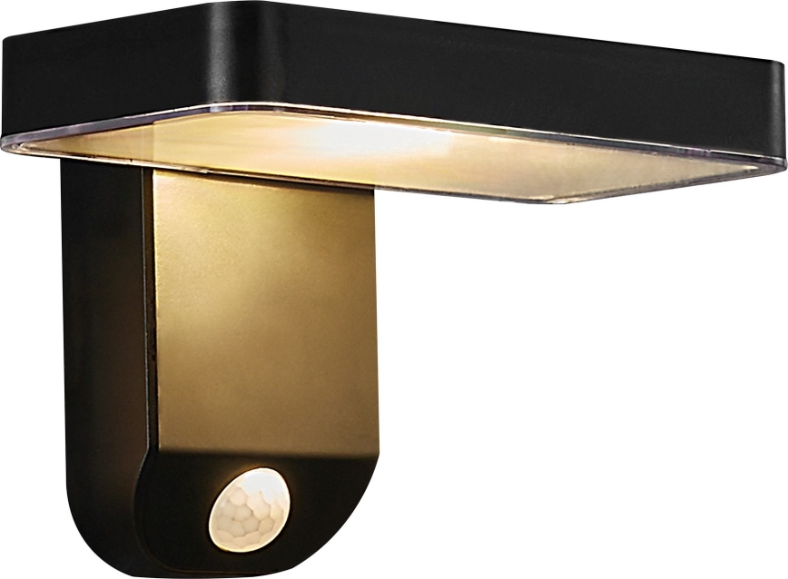 Nordlux - LED Solar wandlamp met sensor RICA LED/5W/3,7V IP44 2200 mAh hoekig