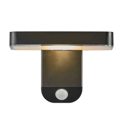 Nordlux - LED Solar wandlamp met sensor RICA LED/5W/3,7V IP44 2200 mAh hoekig