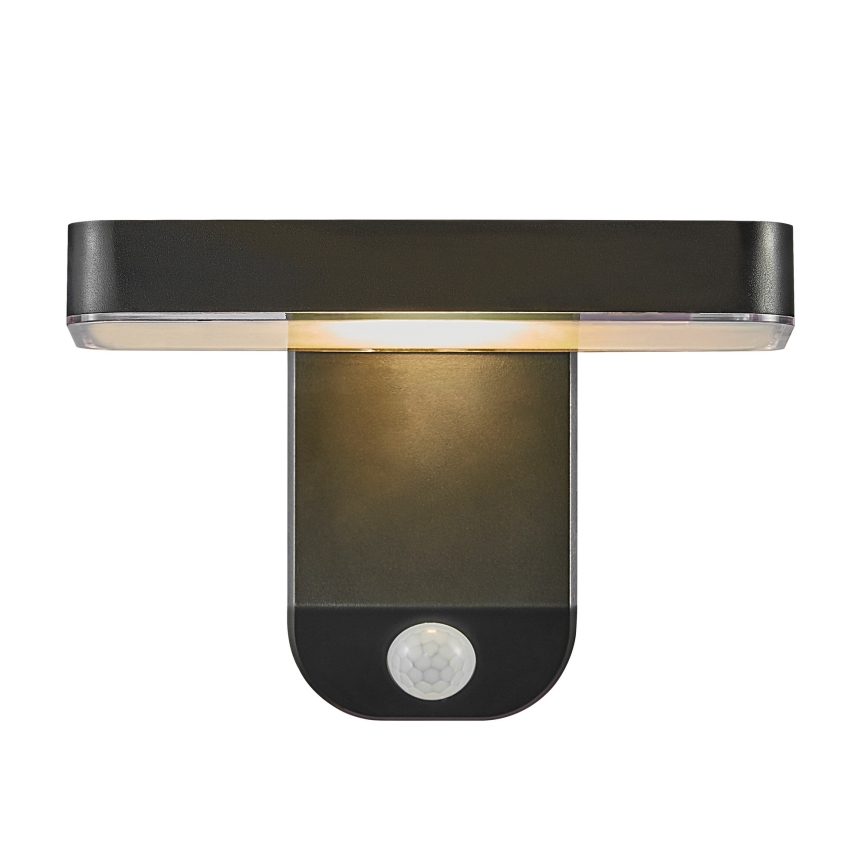 Nordlux - LED Solar wandlamp met sensor RICA LED/5W/3,7V IP44 2200 mAh hoekig
