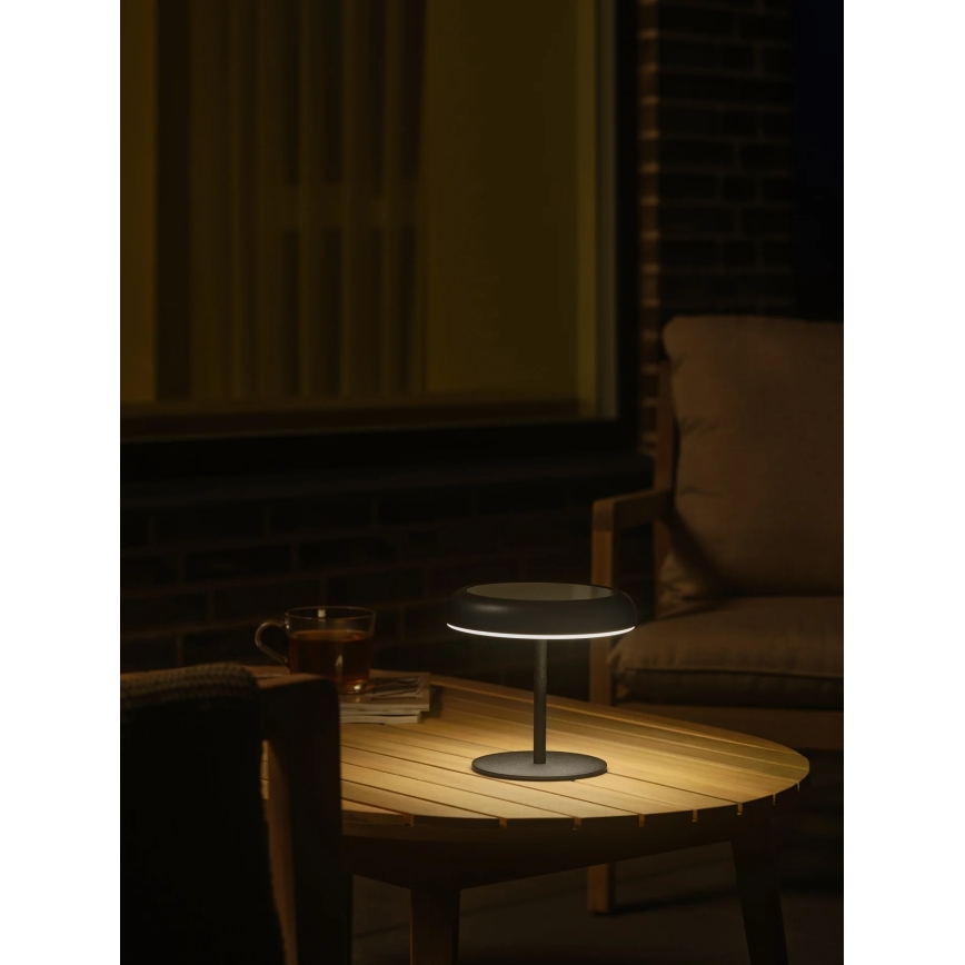 Nordlux - LED solarlamp ELMER LED/2W/3,7V IP44 zwart