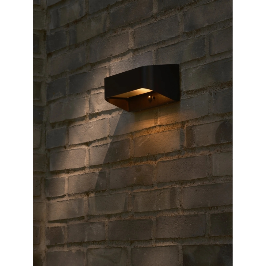 Nordlux - MARCELLIO LED-zonnelamp met sensor LED/5W/5V IP54 2200 mAh zwart