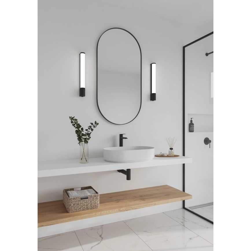 Nordlux - LED Spiegelverlichting badkamer MALAIKA LED/6W/230V 3000K IP44 zwart