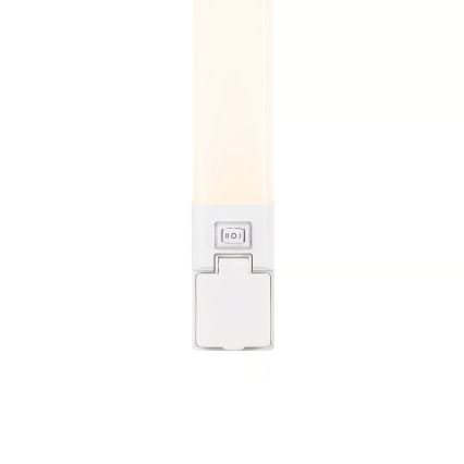 Nordlux - LED verlichting voor badkamerspiegel met stopcontact SJAVER LED/15W/230V IP44 60 cm wit